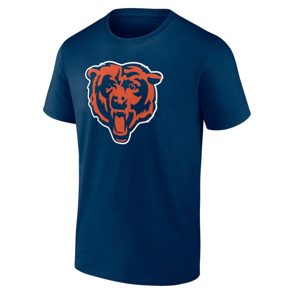Chicago Bears Team Authentic Personalized Name & Number T-Shirt Navy
