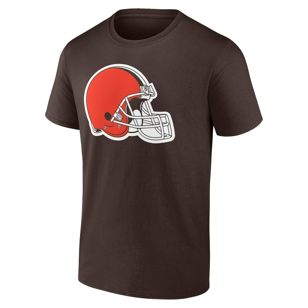 Cleveland Browns Team Authentic Personalized Name & Number T-Shirt Brown