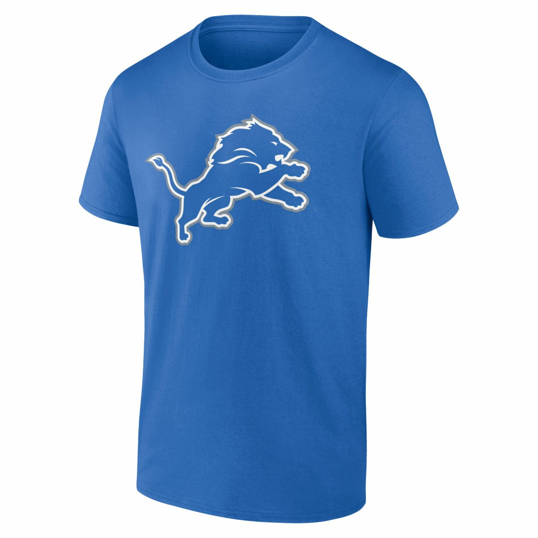Detroit Lions Team Authentic Personalized Name & Number T-Shirt Blue