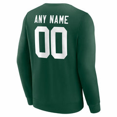 Green Bay Packers Team Authentic Personalized Name & Number Sweatshirt Green