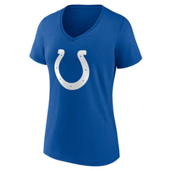 Indianapolis Colts Women's Team Authentic Personalized Name & Number V-Neck T-Shirt Royal