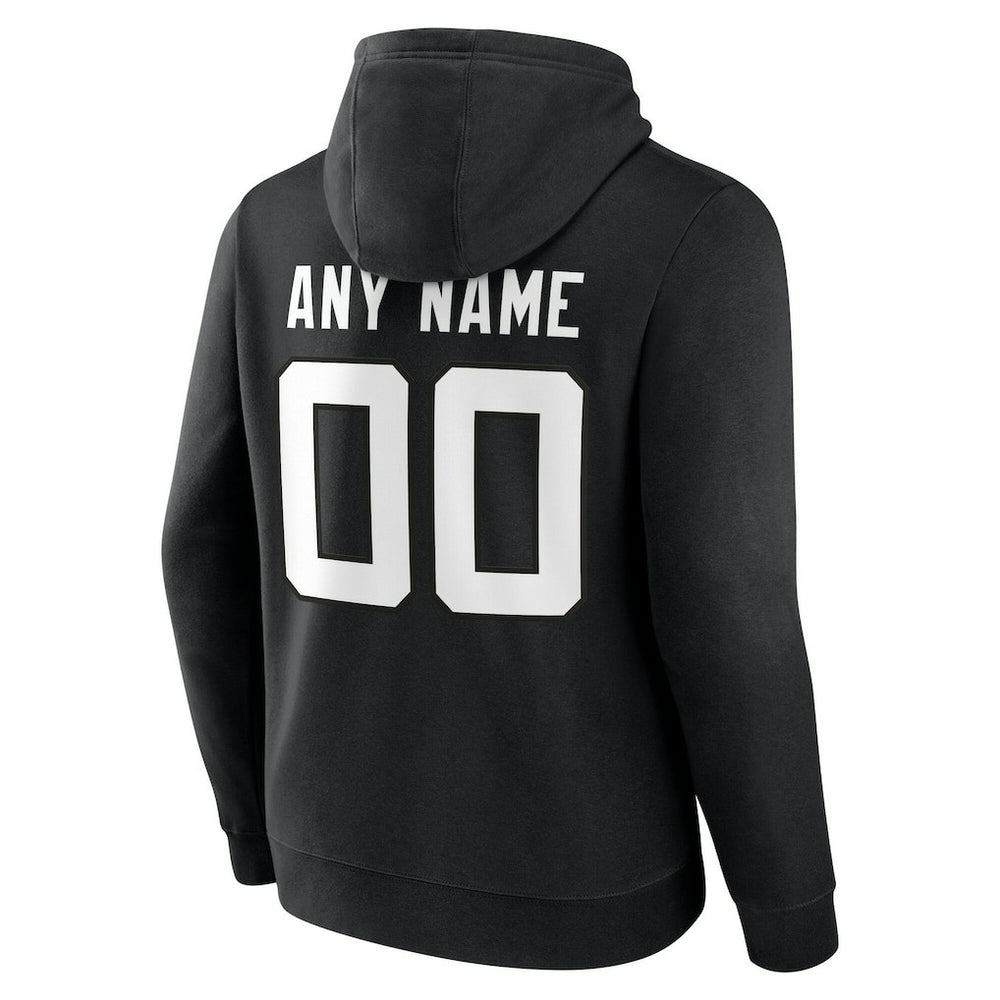Jacksonville Jaguars Team Authentic Personalized Name & Number Hoodie Black