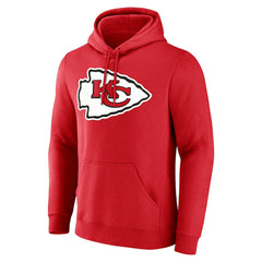Kansas City Chiefs Team Authentic Personalized Name & Number Hoodie Red