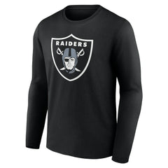 Las Vegas Raiders Team Authentic Personalized Name & Number Long Sleeve T-Shirt Black