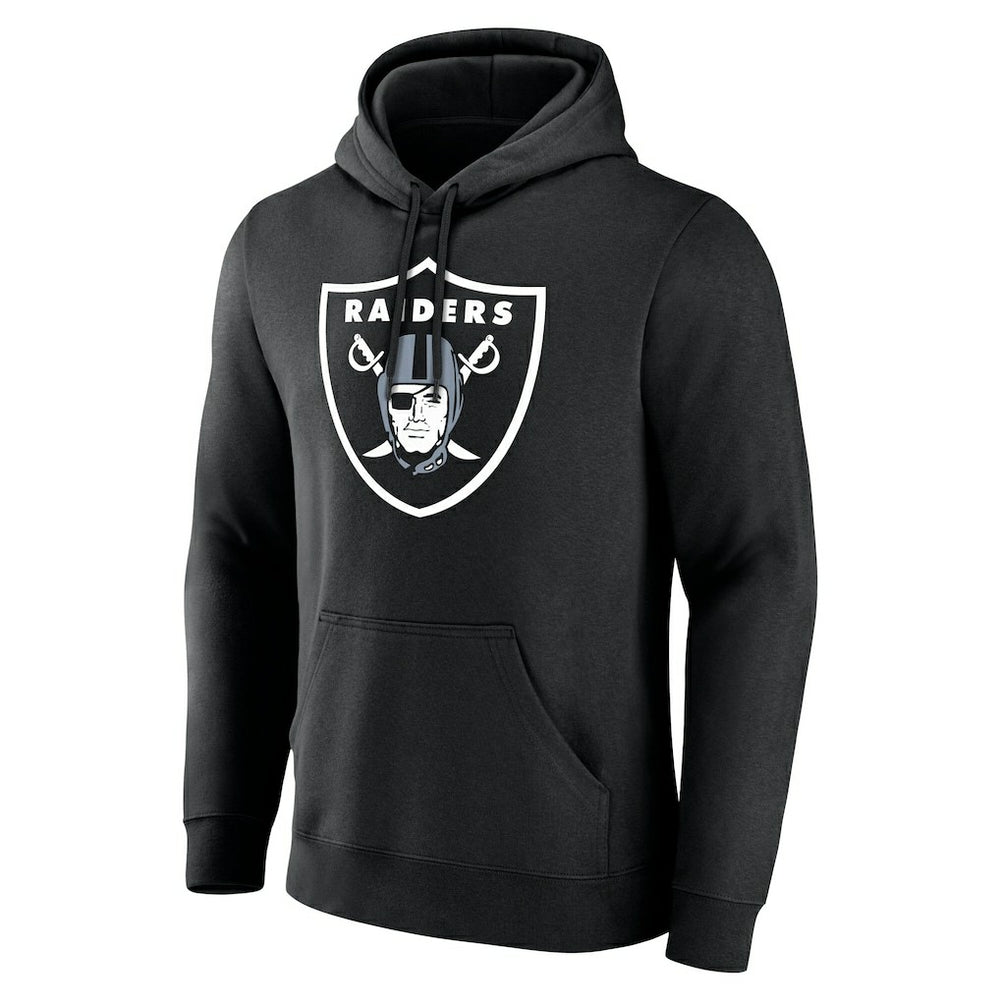 Las Vegas Raiders Team Authentic Personalized Name & Number Hoodie Black