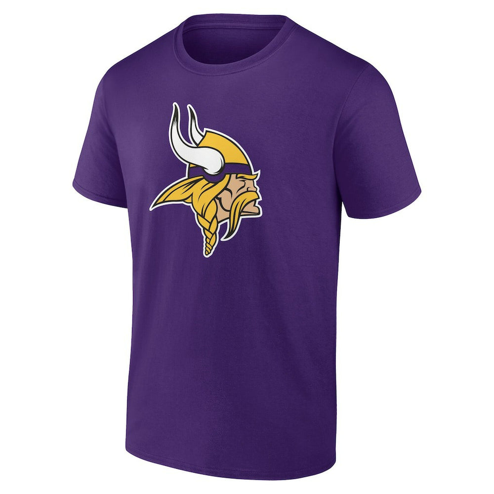 Minnesota Vikings Team Authentic Personalized Name & Number T-Shirt Purple