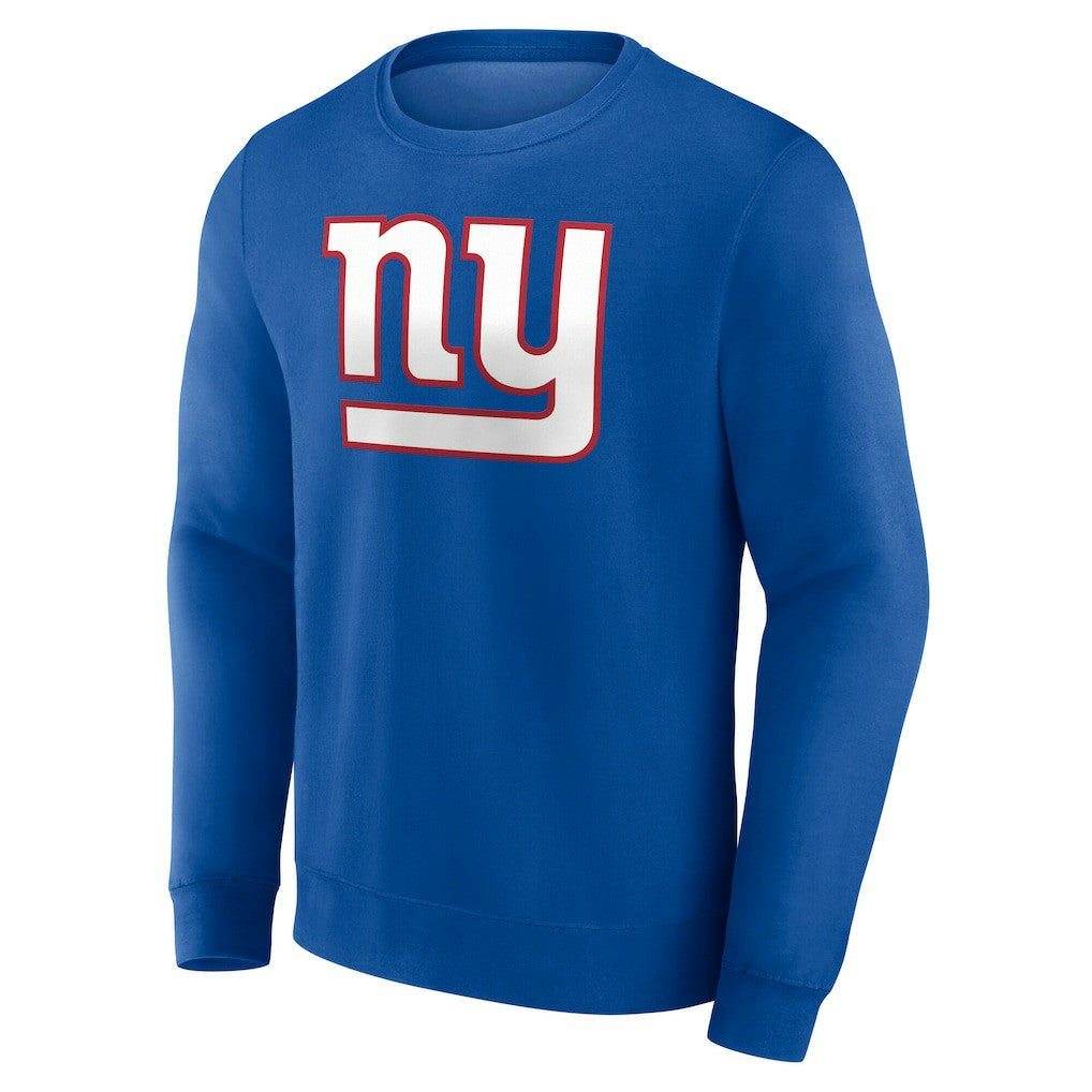 New York Giants Team Authentic Personalized Name & Number Sweatshirt Royal