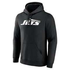 New York Jets Team Authentic Personalized Name & Number Hoodie Black