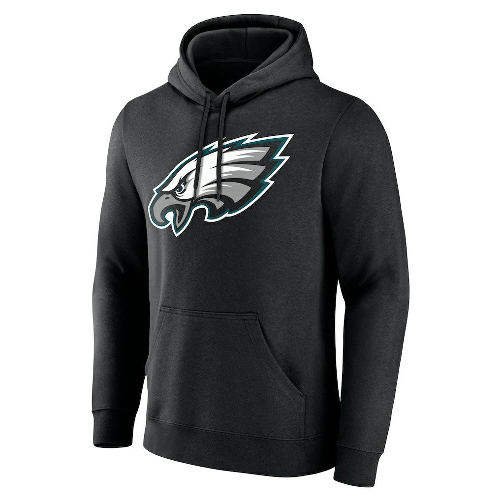 Philadelphia Eagles Team Authentic Personalized Name & Number Hoodie Black