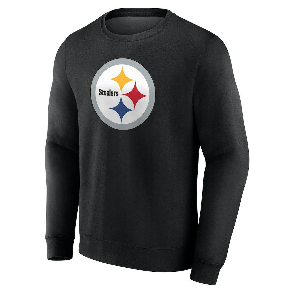 Pittsburgh Steelers Team Authentic Personalized Name & Number Sweatshirt Black
