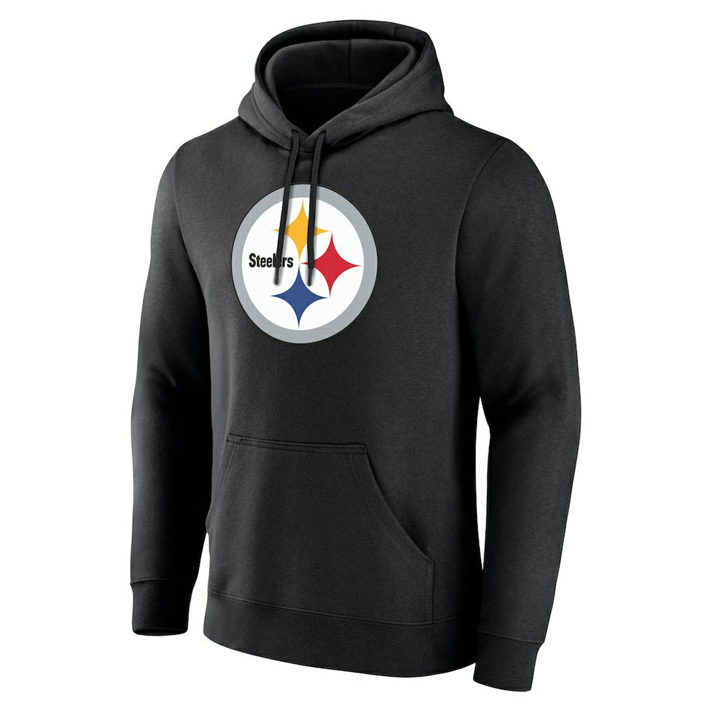 Pittsburgh Steelers Team Authentic Personalized Name & Number Hoodie Black
