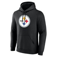 Pittsburgh Steelers Team Authentic Personalized Name & Number Hoodie Black