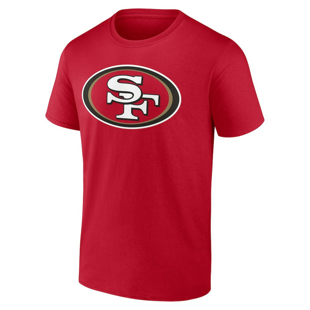 San Francisco 49ers Team Authentic Personalized Name & Number T-Shirt Scarlet