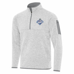 Los Angeles Dodgers Antigua 2025 World Series Champions Fortune Quarter-Zip Jacket - Heather Gray Jackets