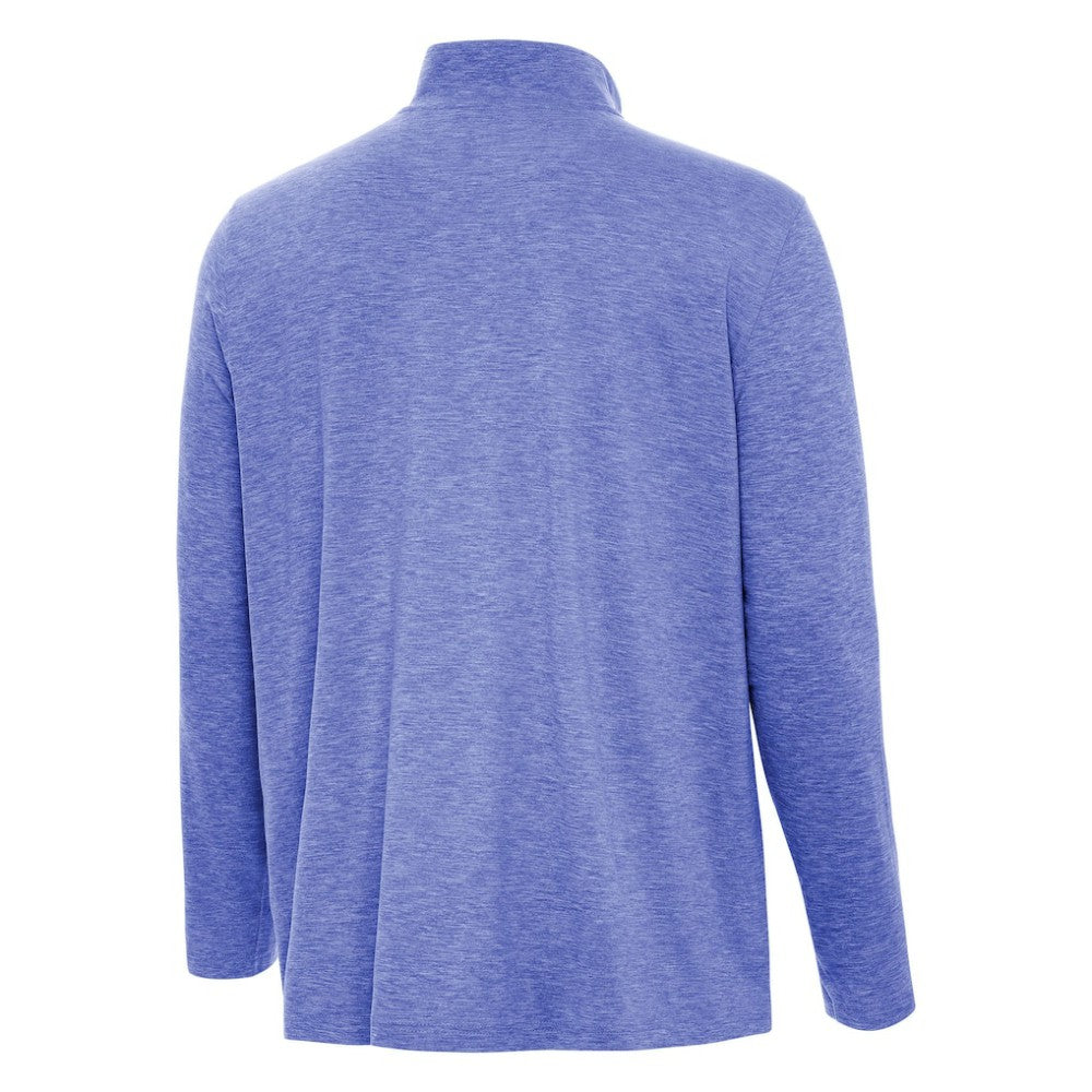 Los Angeles Dodgers Antigua 2025 World Series Champions Hunk Quarter-Zip Top - Heather Royal Tops