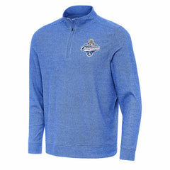 Los Angeles Dodgers Antigua 2025 World Series Champions Subtle Quarter-Zip Sweatshirt - Heather Royal Sweatshirts