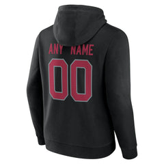 Arizona Cardinals Big & Tall Team Authentic Custom Hoodie Black