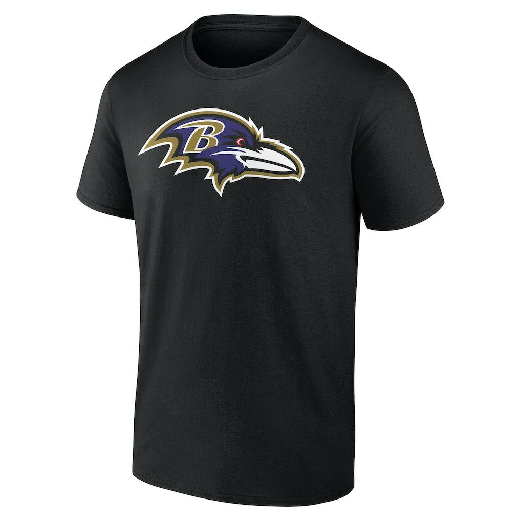 Baltimore Ravens Big & Tall Team Authentic Custom T-Shirt Black