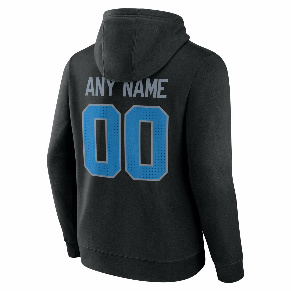 Detroit Lions Big & Tall Team Authentic Custom Hoodie Black