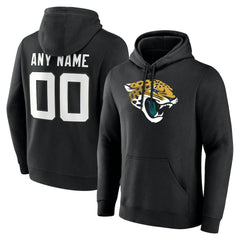 Jacksonville Jaguars Big & Tall Team Authentic Custom Hoodie Black