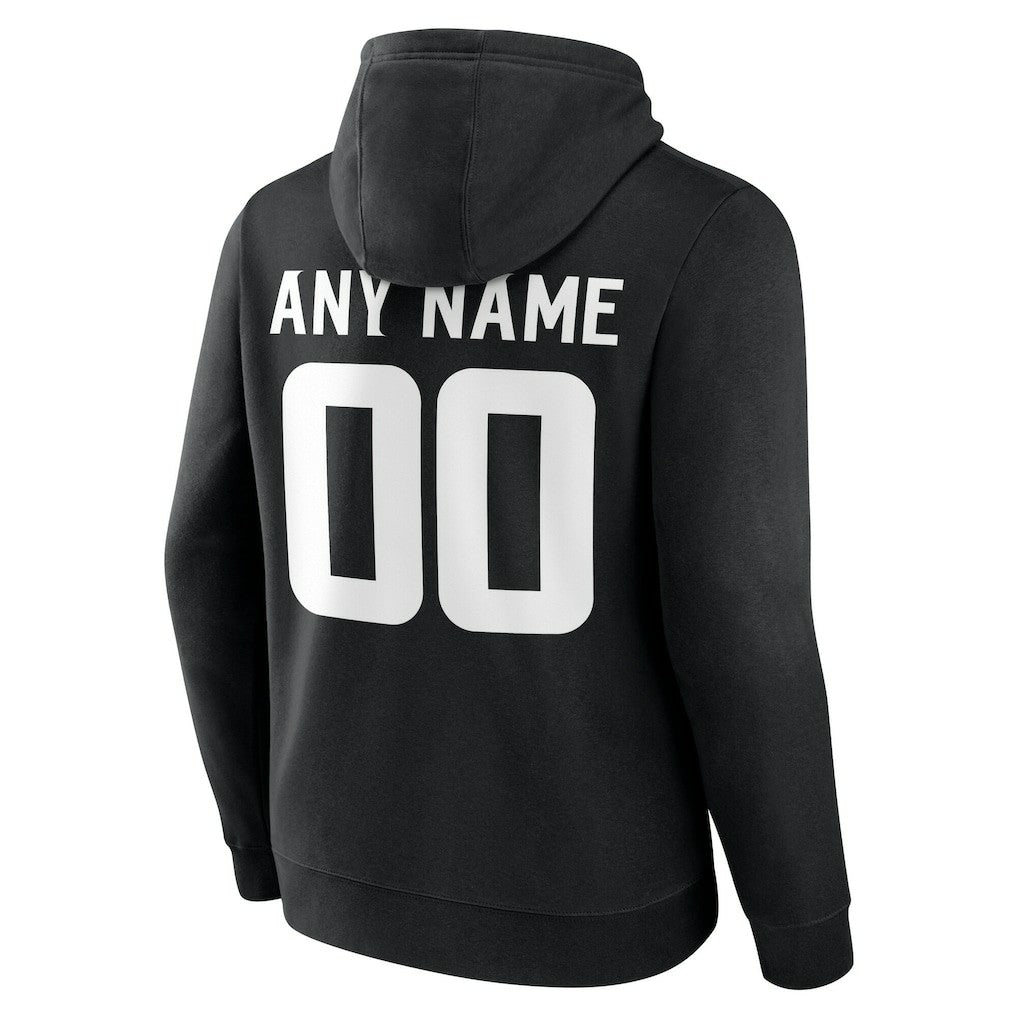 Minnesota Vikings Big & Tall Team Authentic Custom Hoodie Black