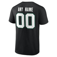 New York Jets Big & Tall Team Authentic Custom T-Shirt Black