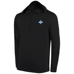 Los Angeles Dodgers 2025 World Series Champions Seabreeze Half-Zip Hoodie - Black Hoodies
