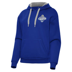 Los Angeles Dodgers Antigua Women's 2025 World Series Champions Victory Hoodie - Royal Hoodies