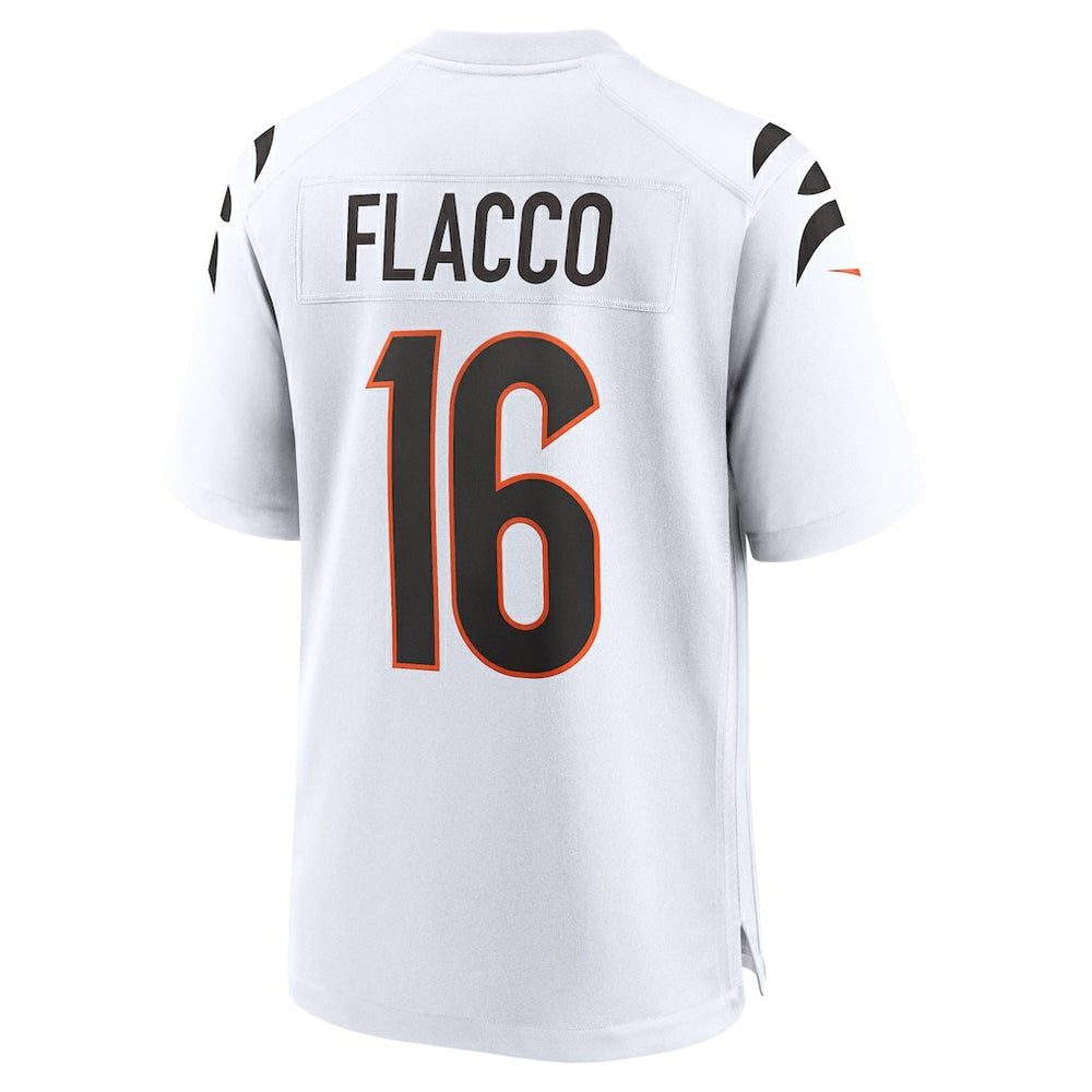 Joe Flacco Cincinnati Bengals Game Jersey White