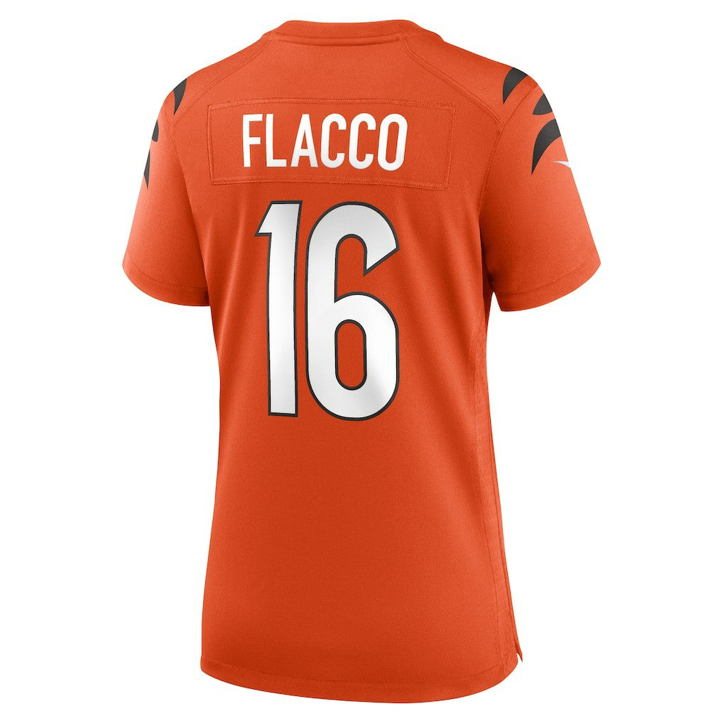 Joe Flacco Cincinnati Bengals Women's Alternate Game Jersey Orange