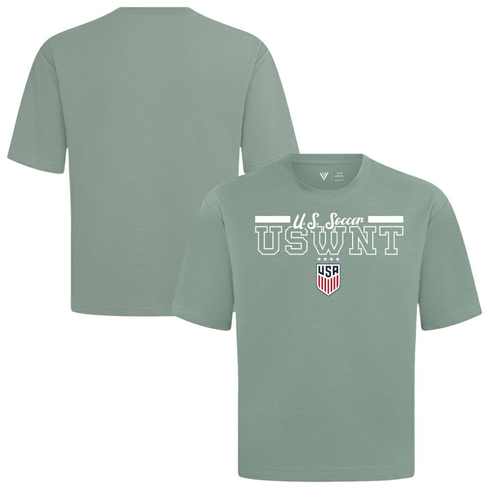 USWNT Levelwear Vanguard Luxe Signature T-Shirt Green