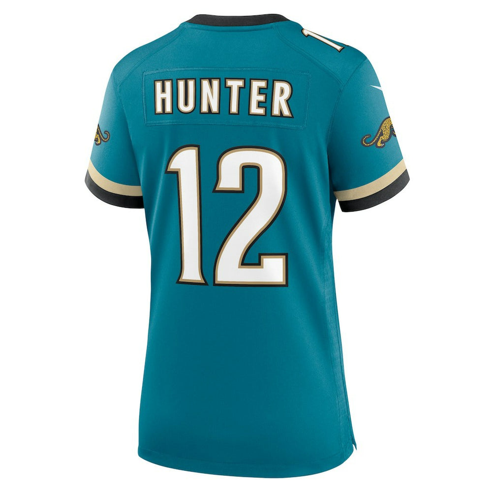 Travis Hunter Jacksonville Jaguars Women's Alternate 2 Prowler Throwback Game Jersey Teal
