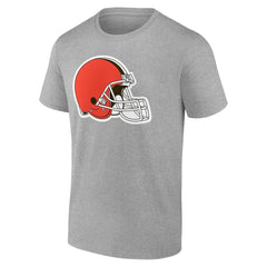 Cleveland Browns Big & Tall Team Authentic Custom T-Shirt Gray