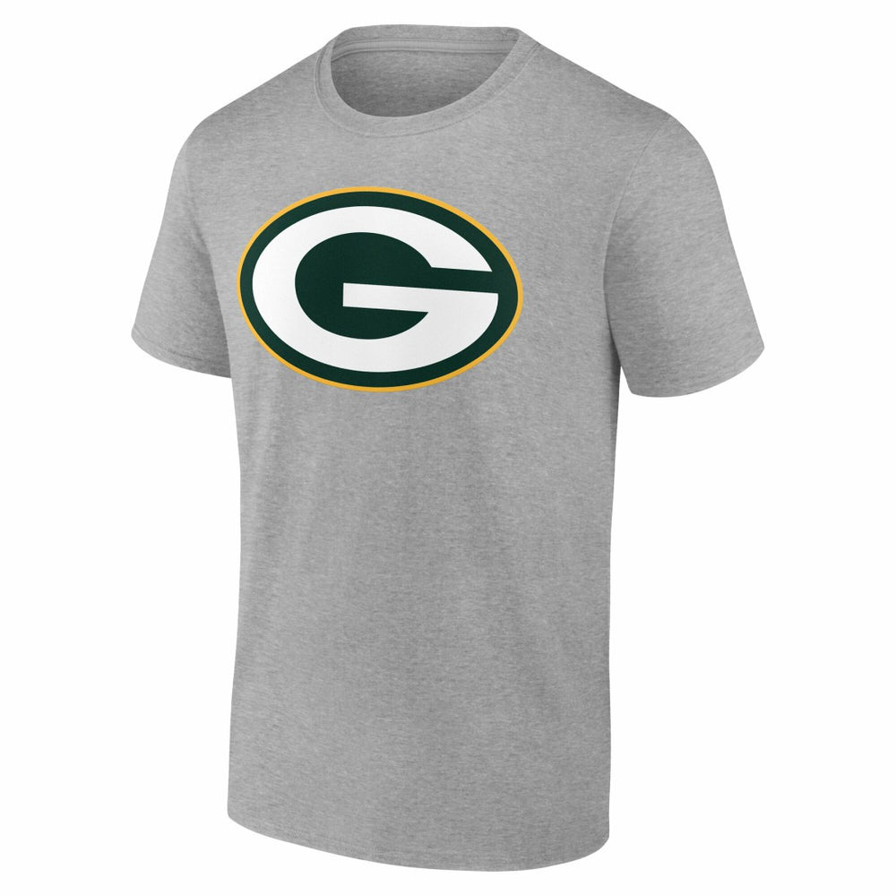 Green Bay Packers Big & Tall Team Authentic Custom T-Shirt Gray