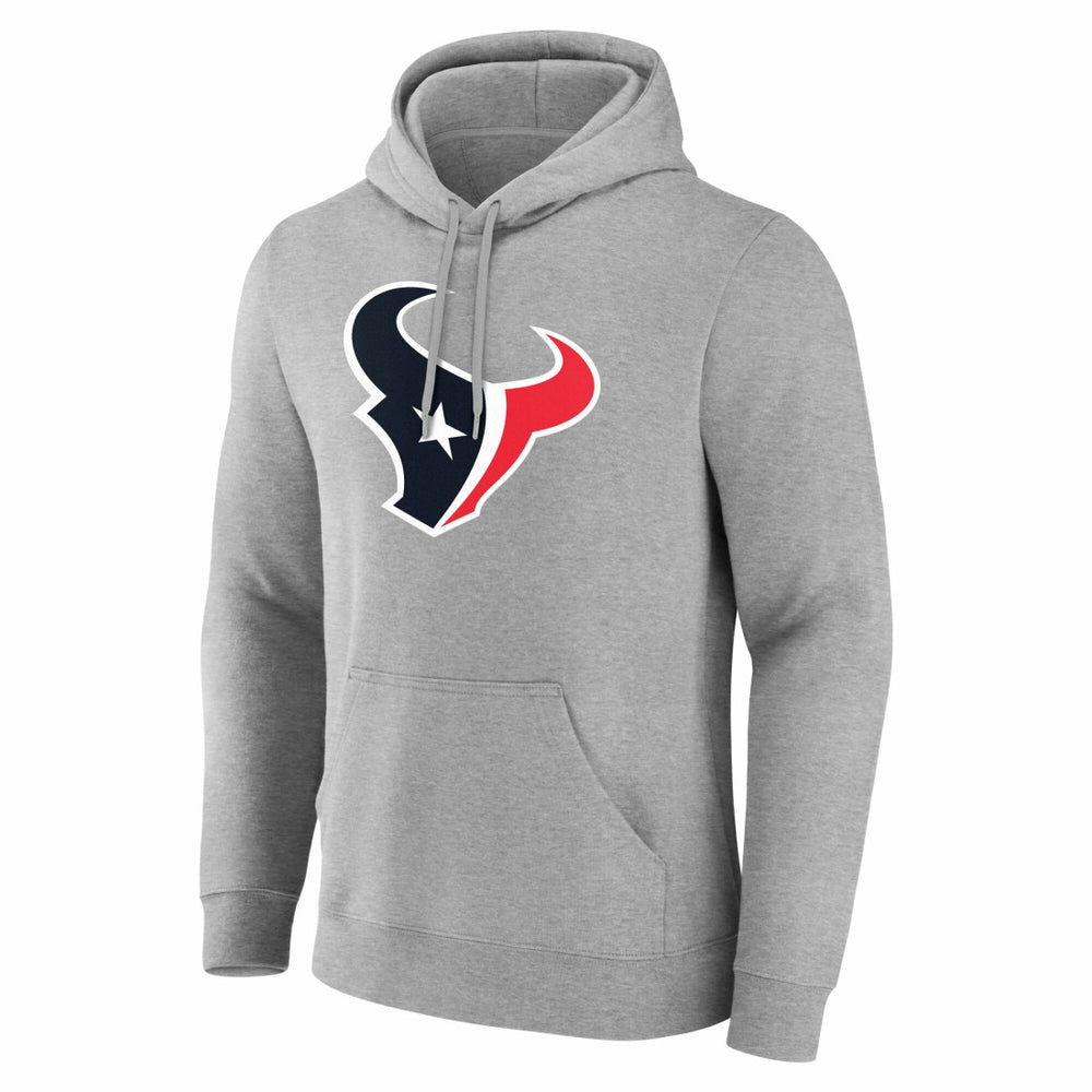 Houston Texans Big & Tall Team Authentic Custom Hoodie Gray