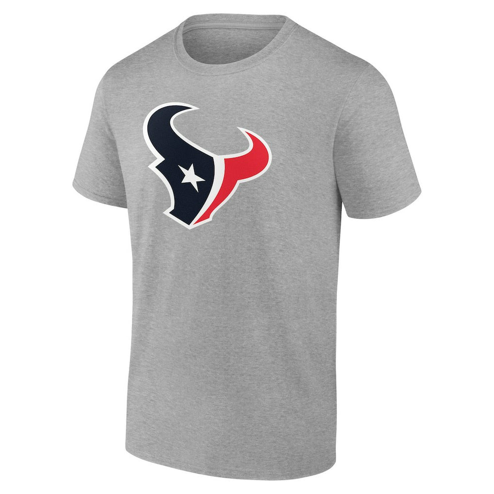Houston Texans Big & Tall Team Authentic Custom T-Shirt Gray