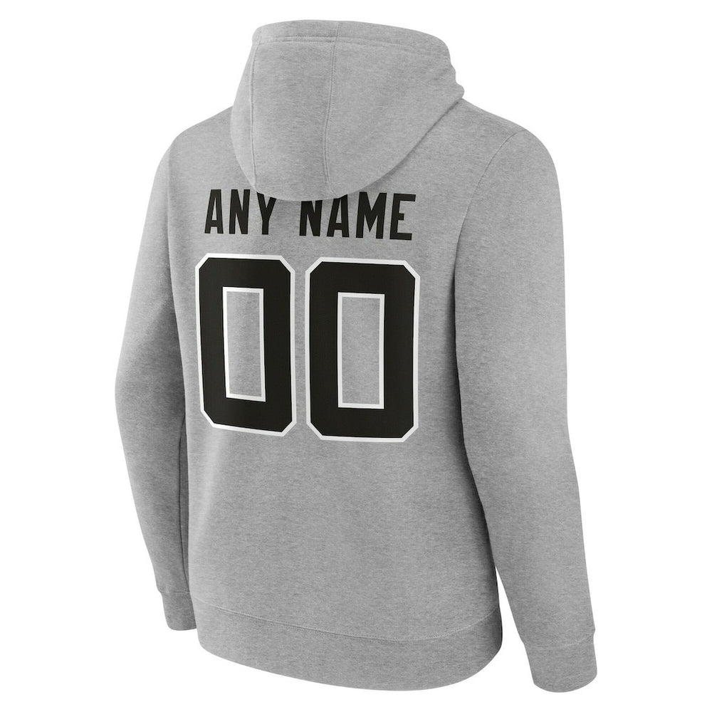 Jacksonville Jaguars Big & Tall Team Authentic Custom Hoodie Gray