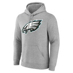 Philadelphia Eagles Big & Tall Team Authentic Custom Hoodie Gray