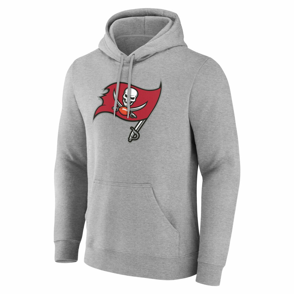Tampa Bay Buccaneers Big & Tall Team Authentic Custom Hoodie Gray