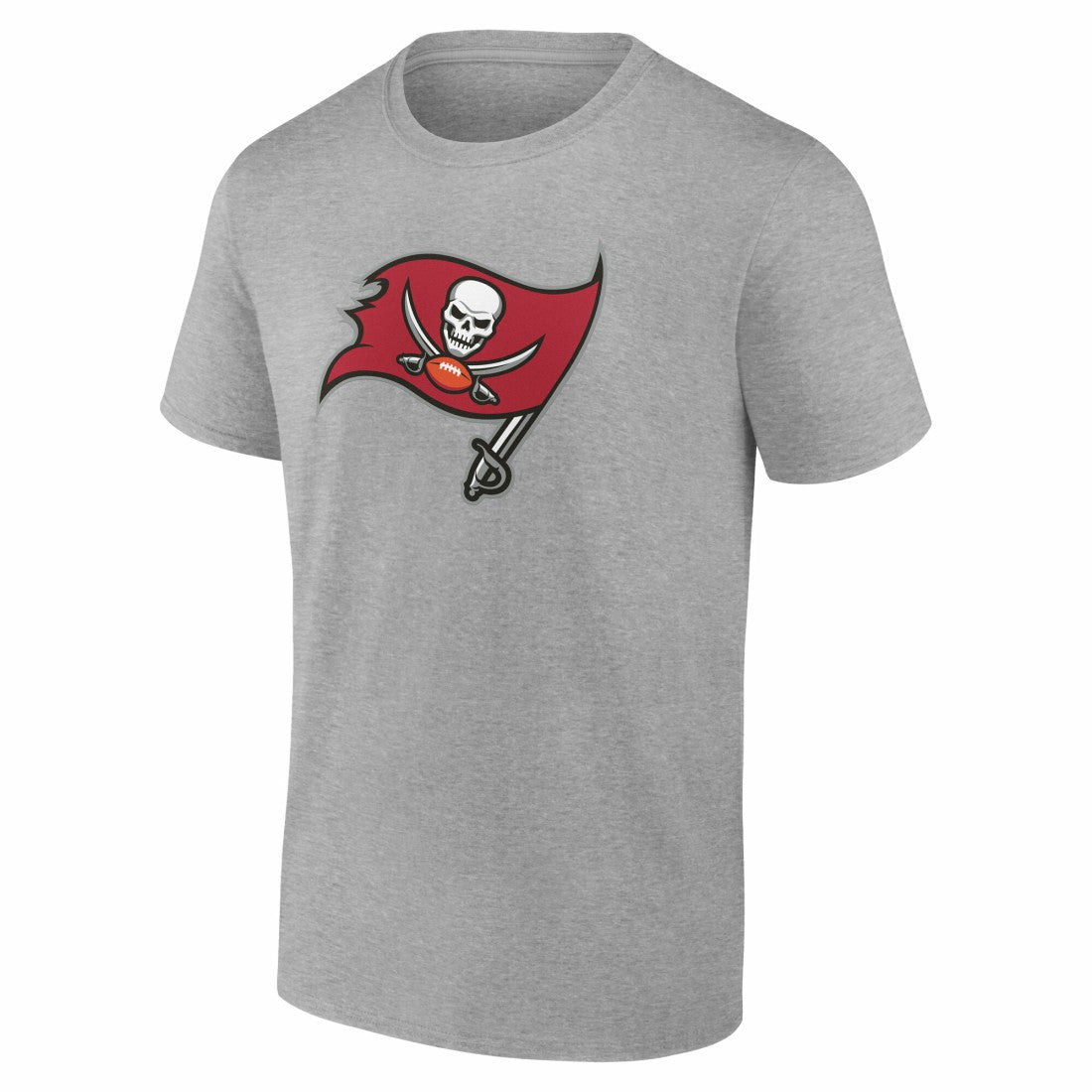 Tampa Bay Buccaneers Big & Tall Team Authentic Custom T-Shirt Gray