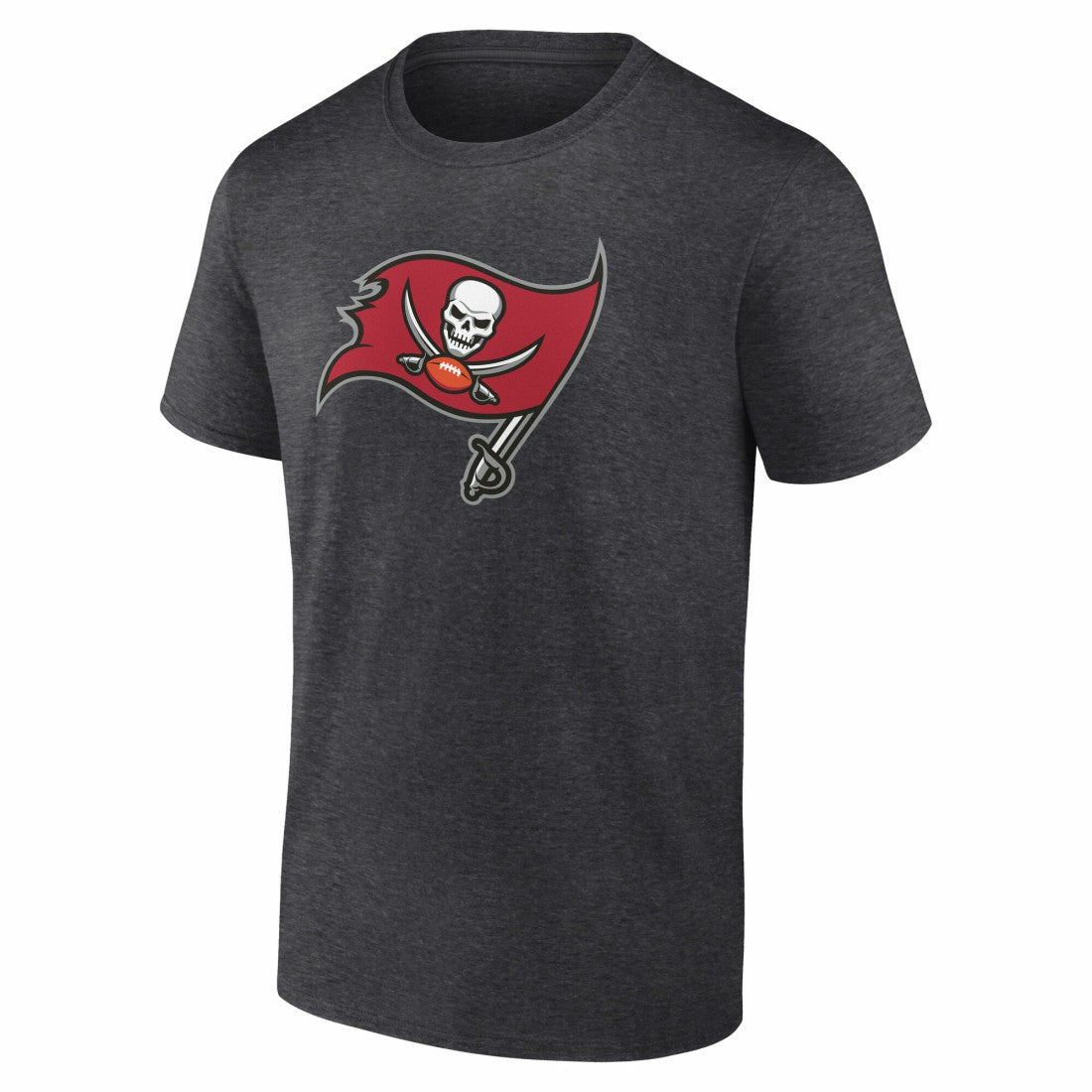 Tampa Bay Buccaneers Big & Tall Team Authentic Custom T-Shirt Charcoal