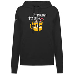 NHL Pittsburgh Penguins Levelwear Women's Mellow Holiday Adorn Hoodie - Black