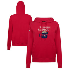 NHL Washington Capitals Levelwear Women's Mellow Holiday Adorn Hoodie - Red