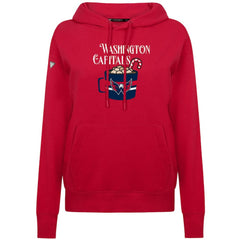 NHL Washington Capitals Levelwear Women's Mellow Holiday Adorn Hoodie - Red