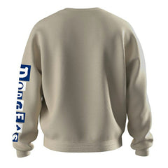 Los Angeles Dodgers Fanatics Women's 2025 World Series Champions Pennant Spirit Jersey Fleece Sweatshirt - Beige Jerseys