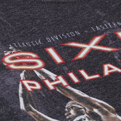 Philadelphia 76ers Hardwood Classics Originals Collection 2000-2001 Team Roster T-Shirt Black