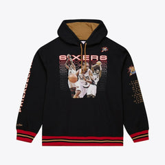 Philadelphia 76ers Hardwood Classics Originals Collection 2000-2001 Team Roster Fleece Hoodie Black