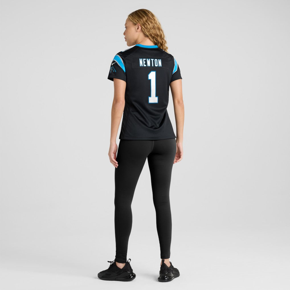 Cam Newton Carolina Panthers Women's Team Retired Game Jersey Black