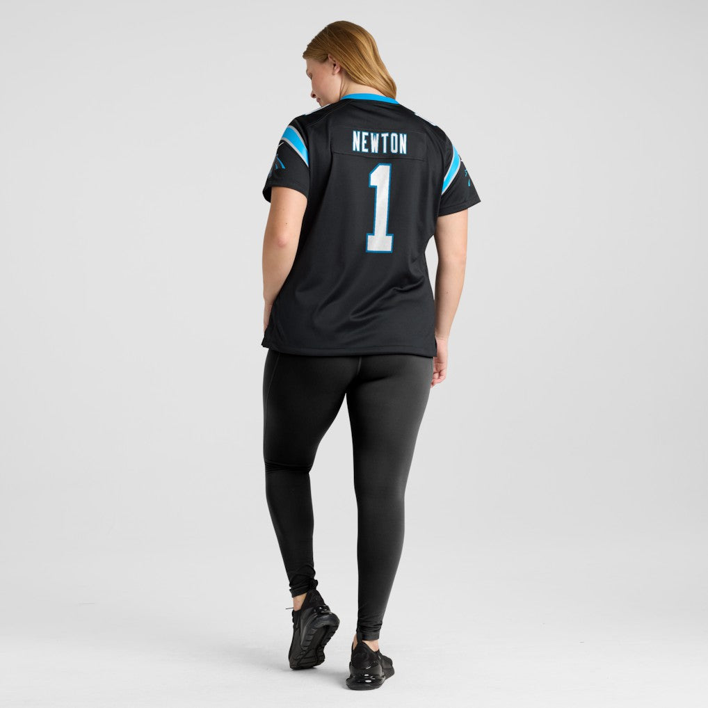 Cam Newton Carolina Panthers Women's Team Retired Game Jersey Black