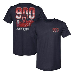 NHL Alexander Ovechkin Washington Capitals 500 Level 900th Career Goal Tri-Blend T-Shirt - Navy
